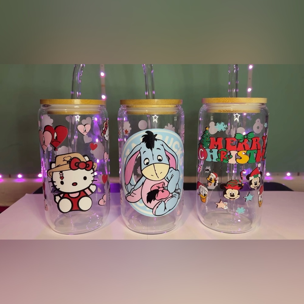 CUSTOM GLASS CUPS 🫶🏼